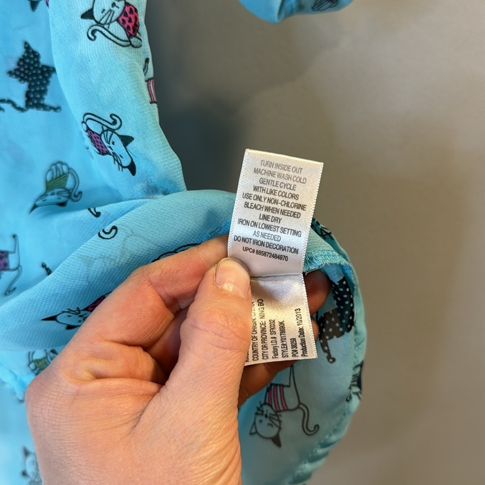 Kitty sheer button down top - Picture 8 of 12